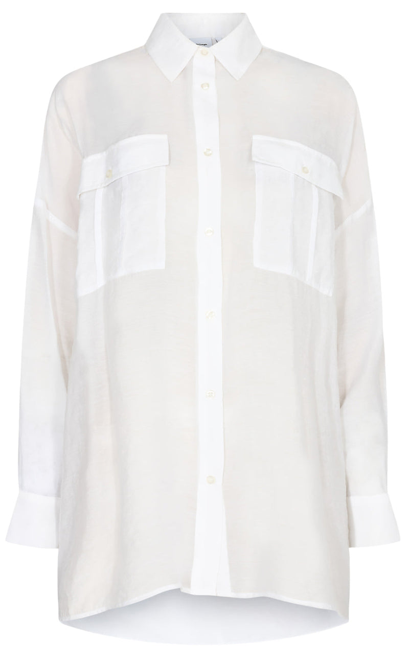 Nümph Skjorte - Elinam - Bright White