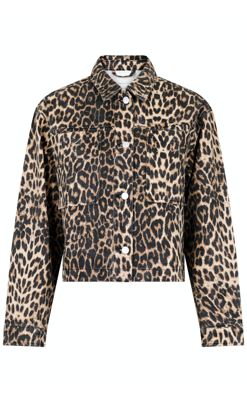 Neo Noir Jakke - Emilia - Leopard