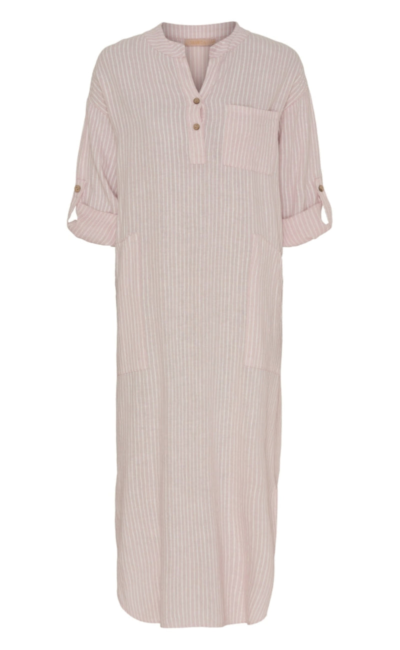 Marta Du Chateau Kjole - 93911-1 Ness - Rose/White Stripe