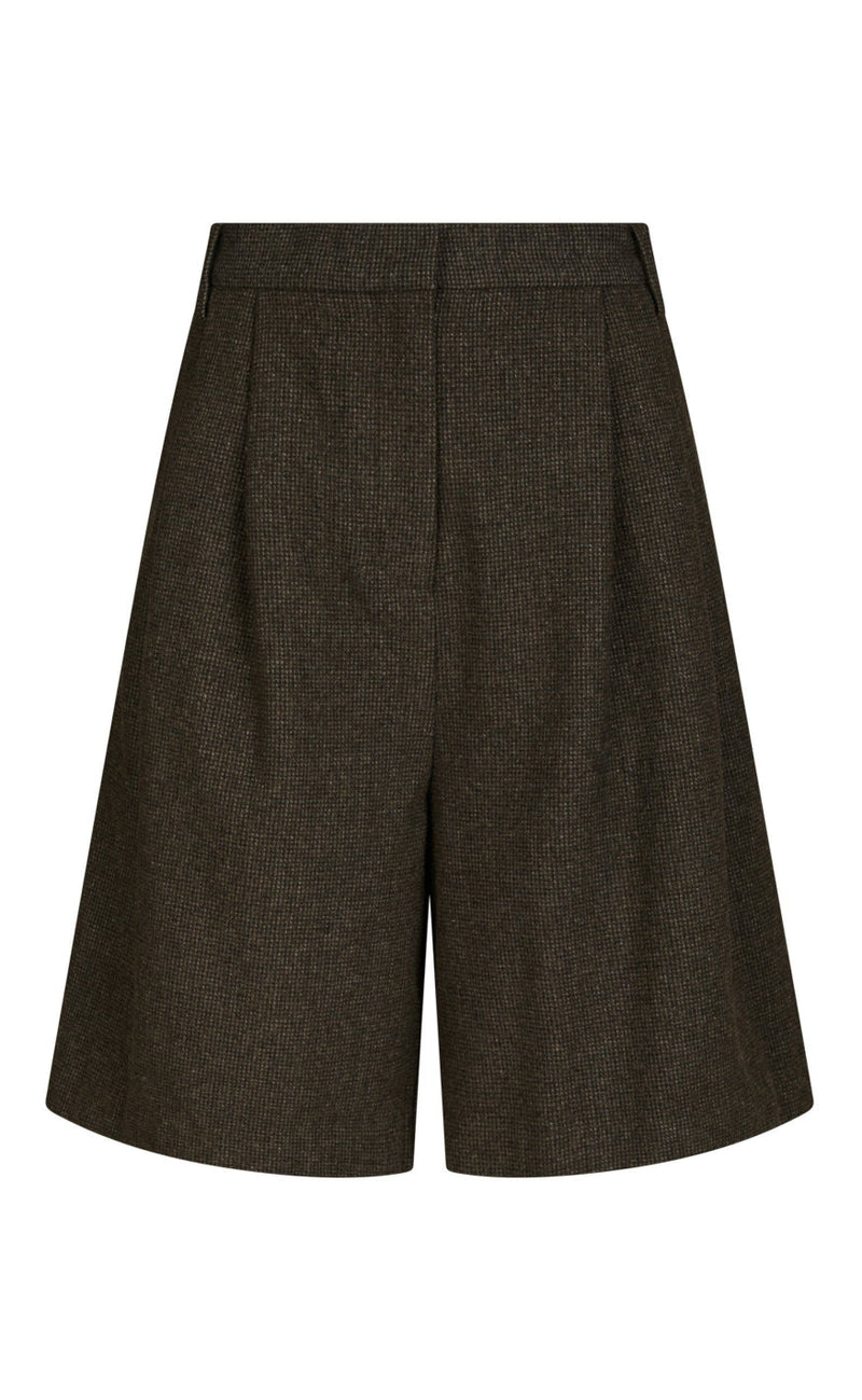 Neo Noir Shorts - Nika Mini - Brown Melange