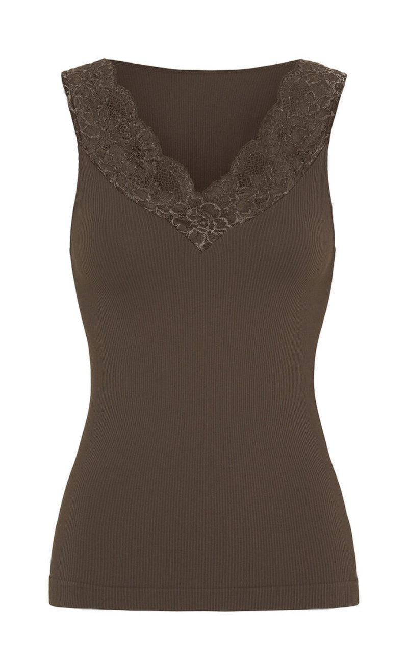 Tim & Simonsen Topp - Belen V-Lace - Noce (vendbar)