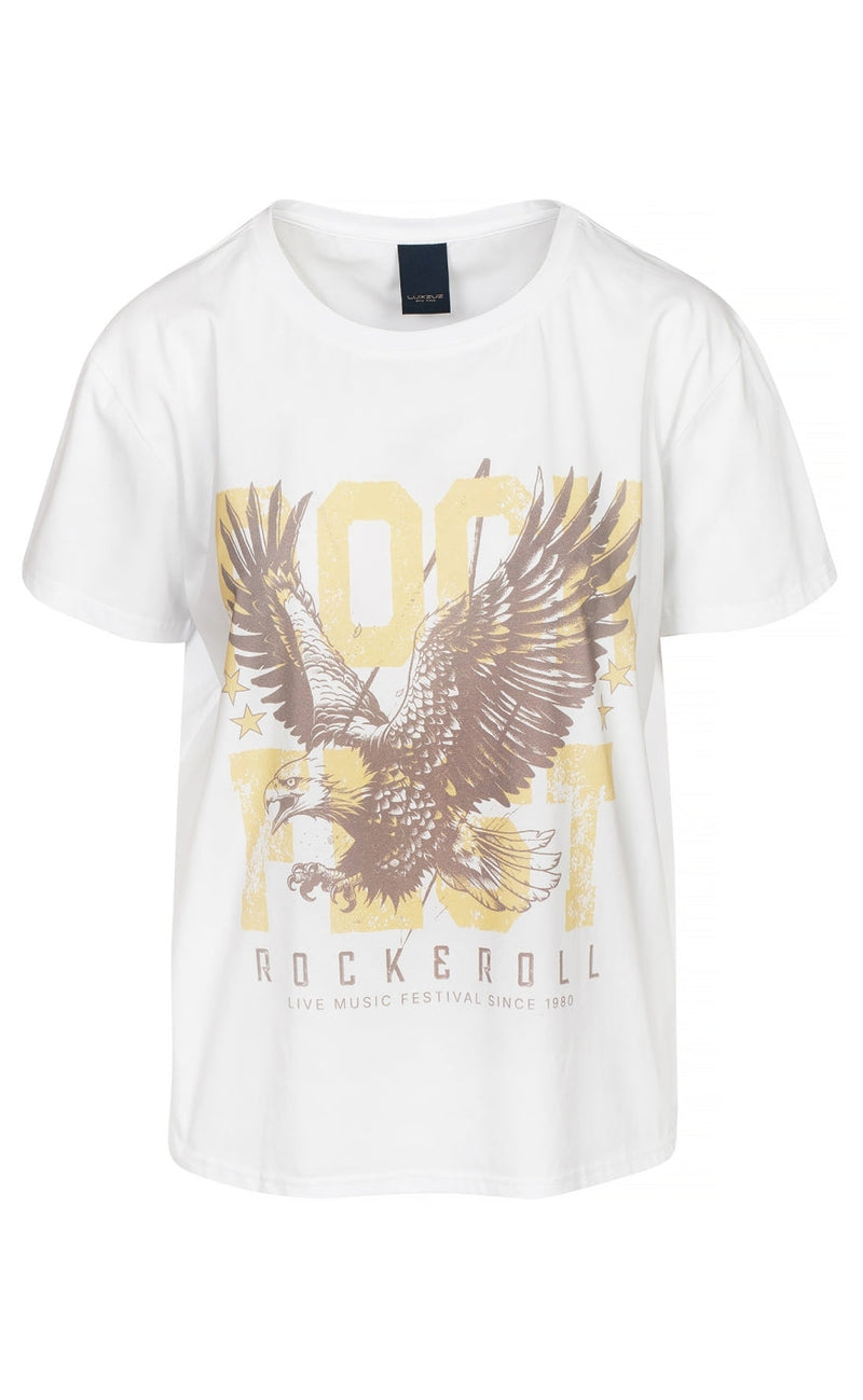 Luxzuz T-shirt - Rock Fest - White