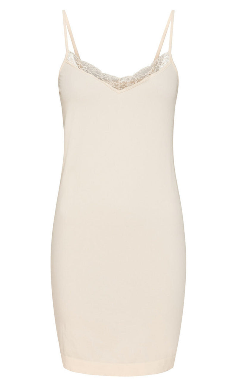 Tim & Simonsen Kjole - Marylin Fullslip - Panna