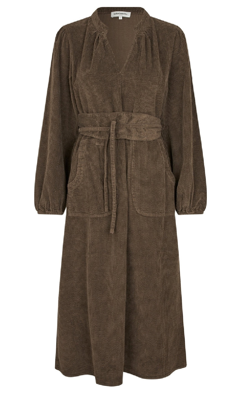 Lollys Laundry Kjole - Paris - Dark Mokka