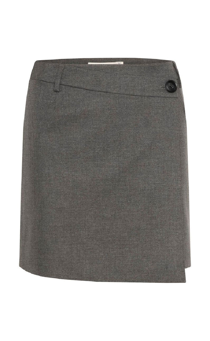 Gestuz Skjørt - Paula - Dark Grey Melange