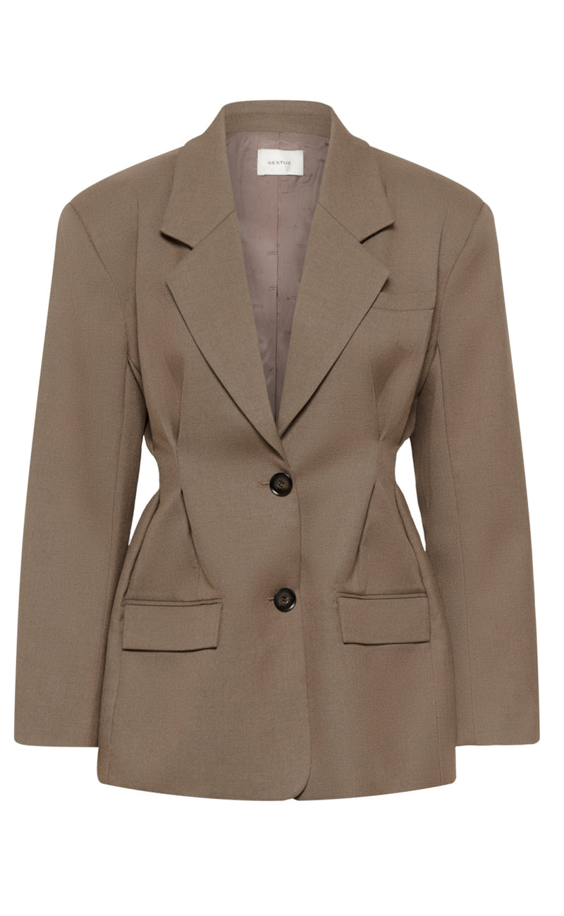 Gestuz Blazer - Paula - Dark Timberwolf Melange