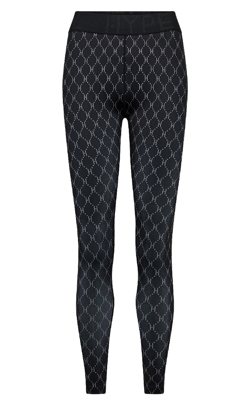 Hype the Detail Leggings - Printed 21 - Black