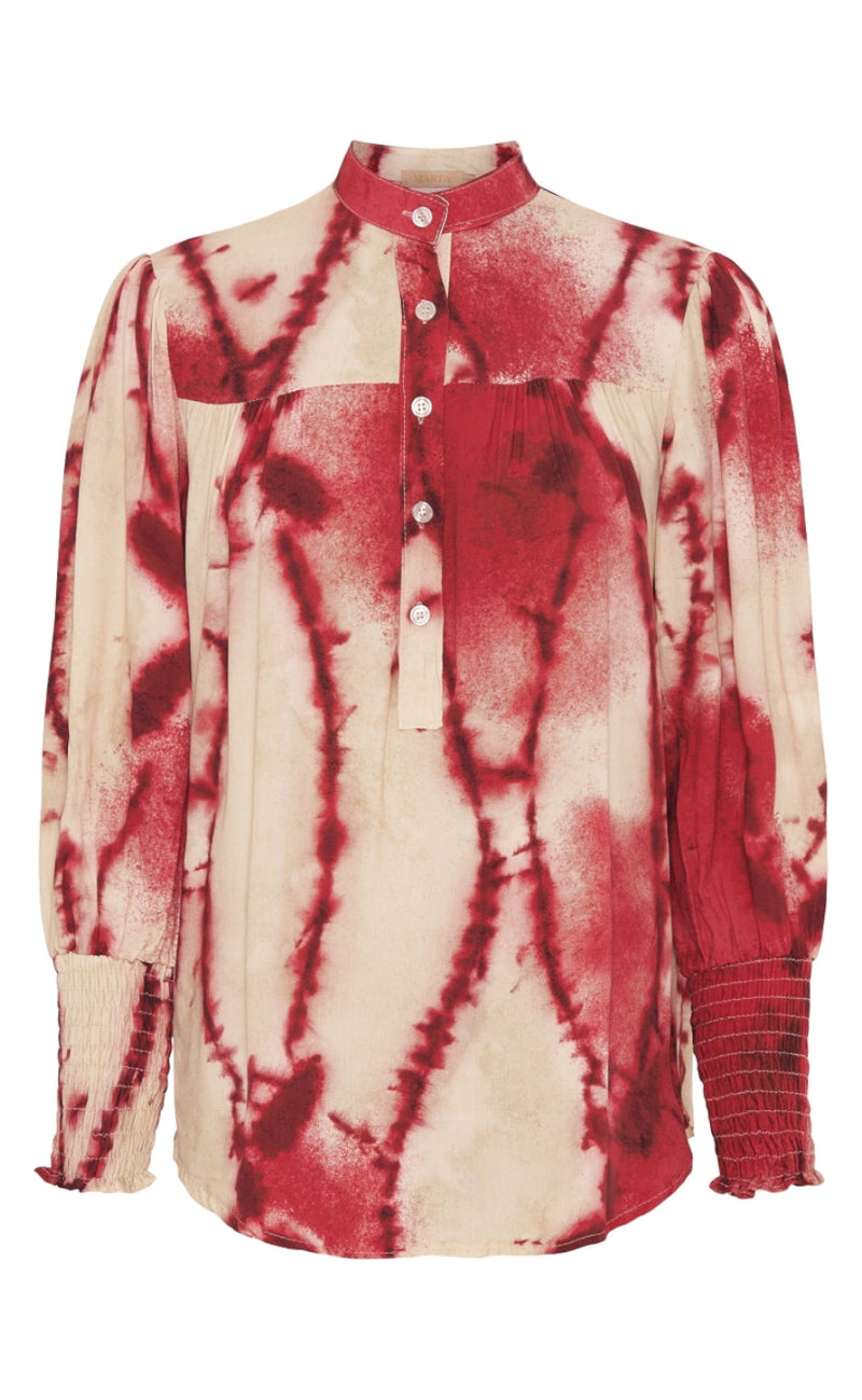 Marta Du Chateau Bluse - 5884 Frida - India Red
