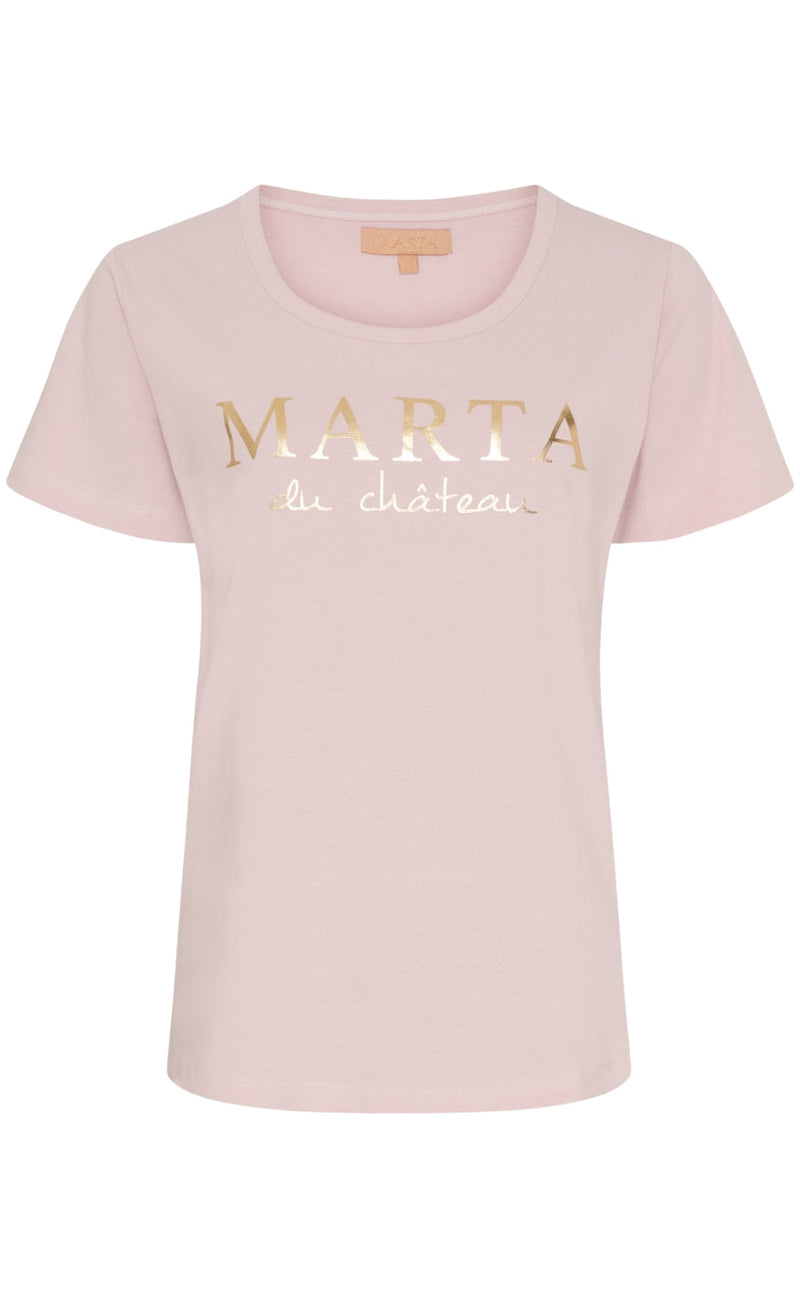 Marta Du Chateau T-shirt - Jeanette - Old Rose
