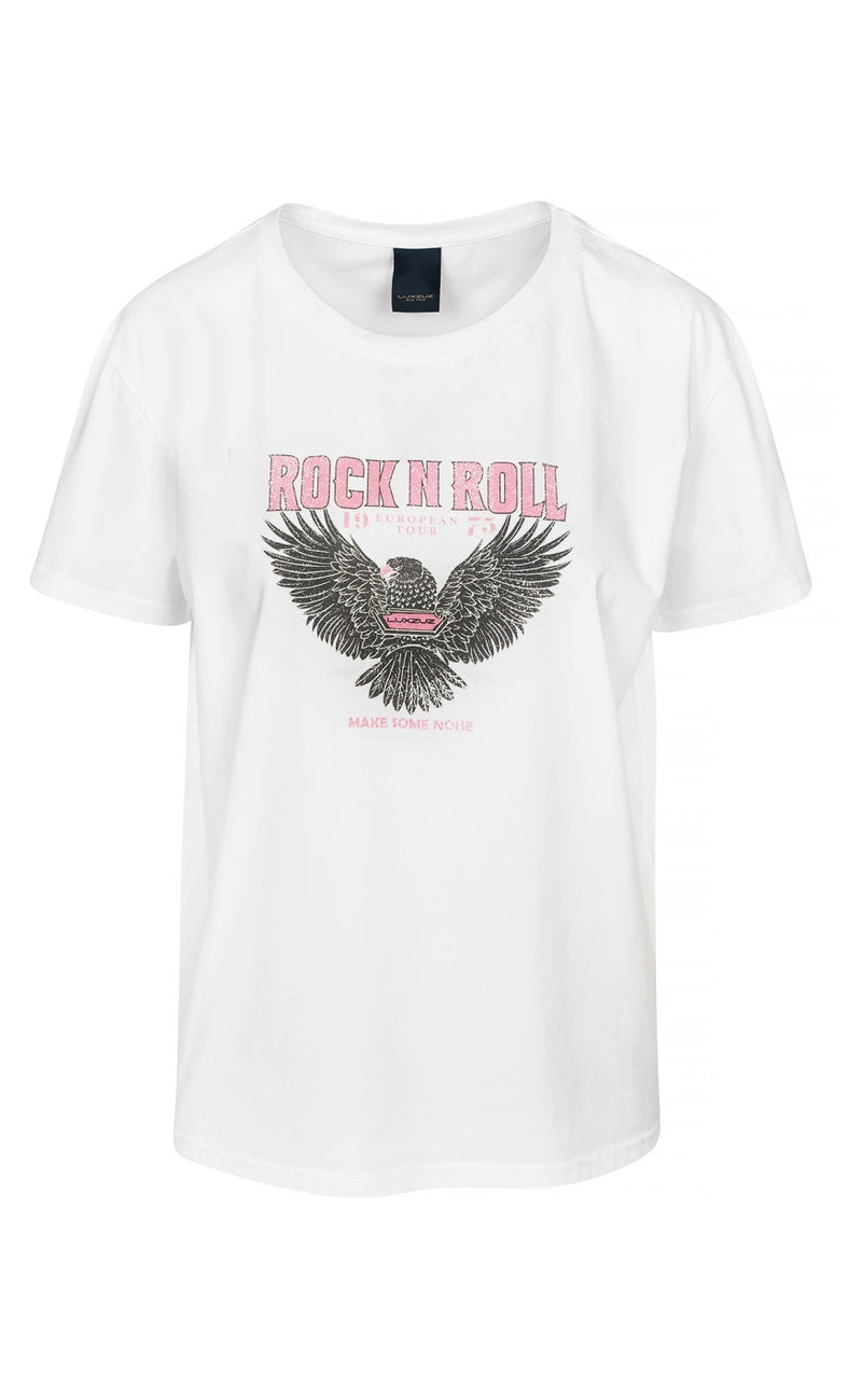 Luxzuz T-shirt - Rock - White