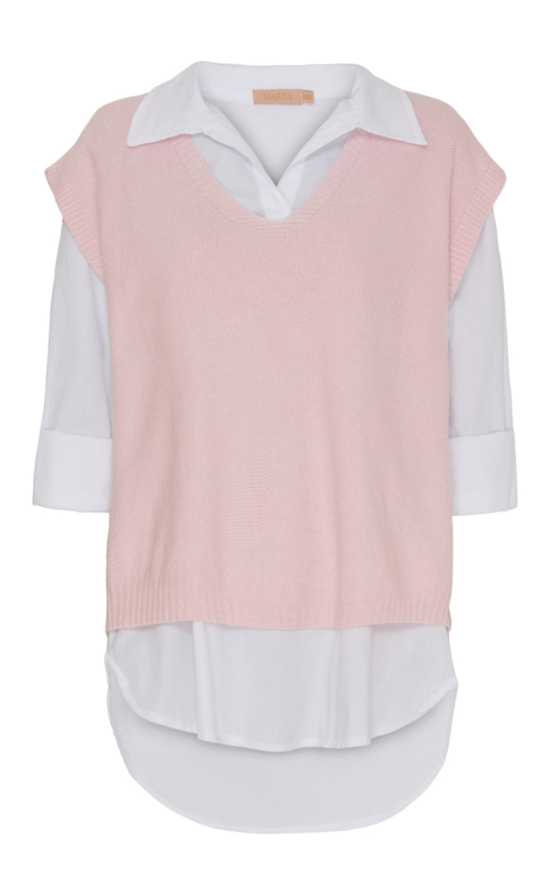 Marta Du Chateau Skjorte - 80389 Norah - Rosa