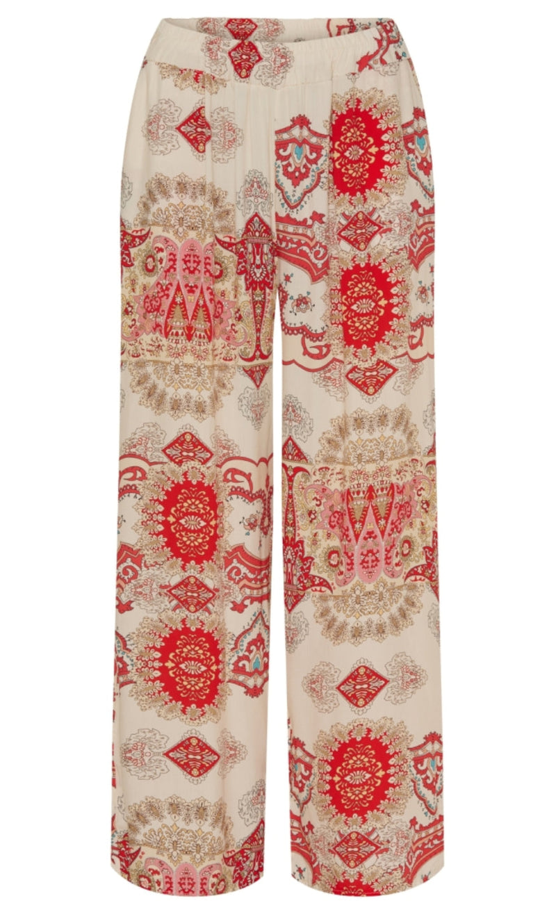 Marta Du Chateau Bukser - 6192 Grethe - Print Rosso