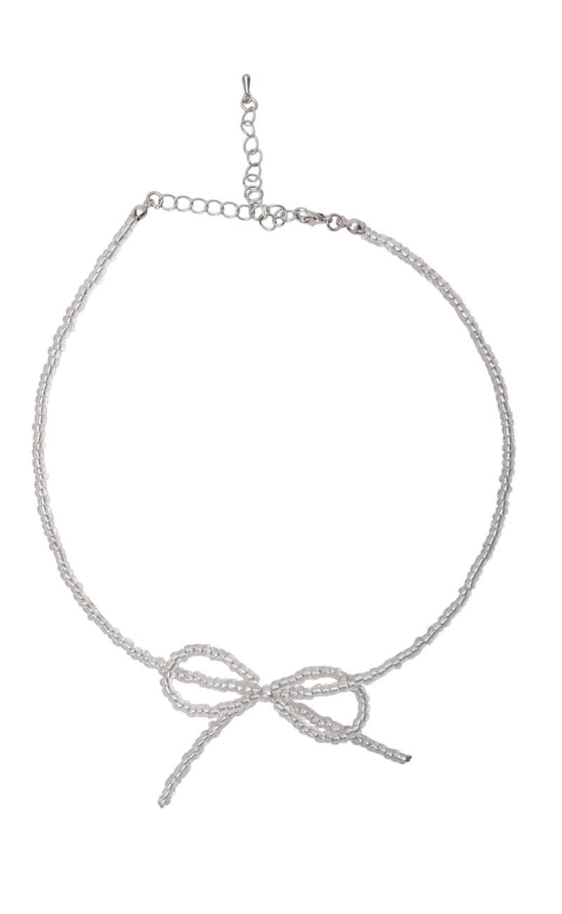 Black Colour Halskjede - Ruth - Clear