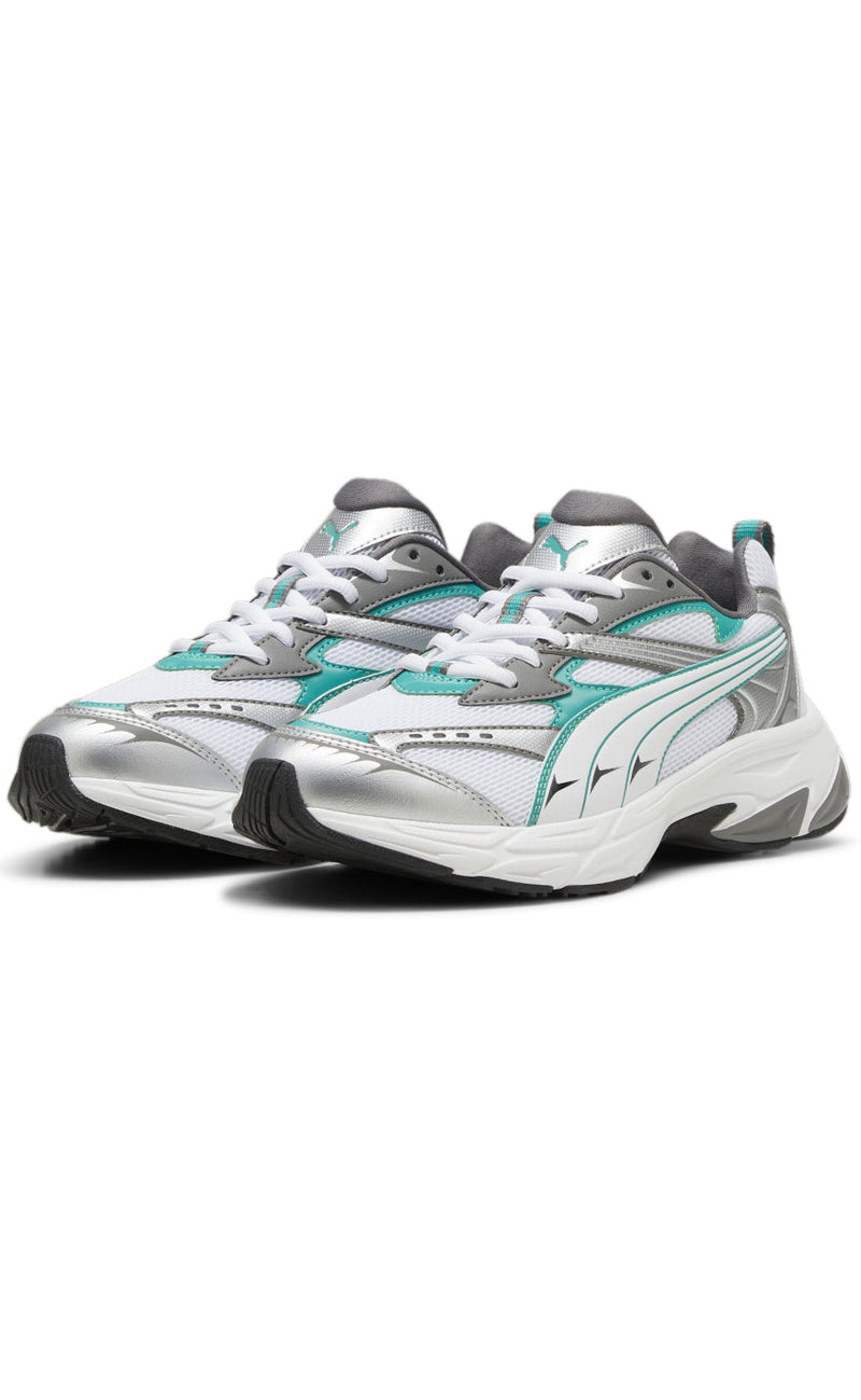 Puma Sneakers - Puma Morphic- White-Sparkling green