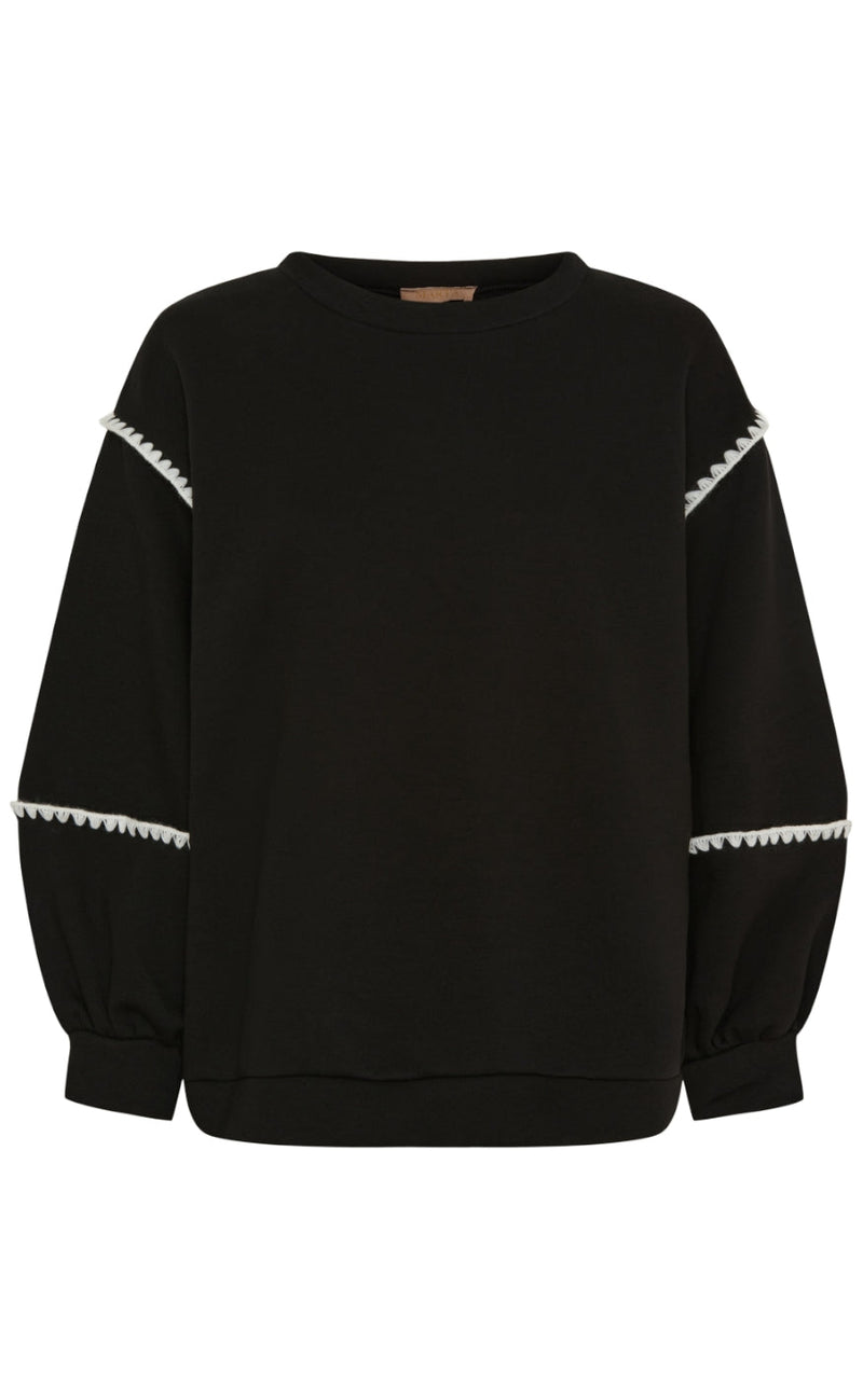 Marta Du Chateau Sweater - 6383 Kelly - Black