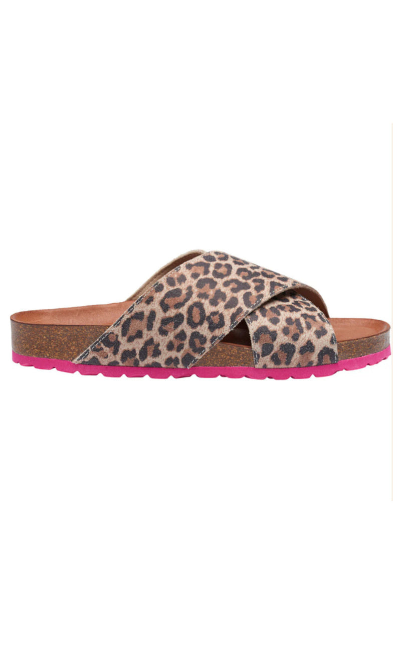 Tim & Simonsen Sandaler - Annet Leopard - Crudo fucsia