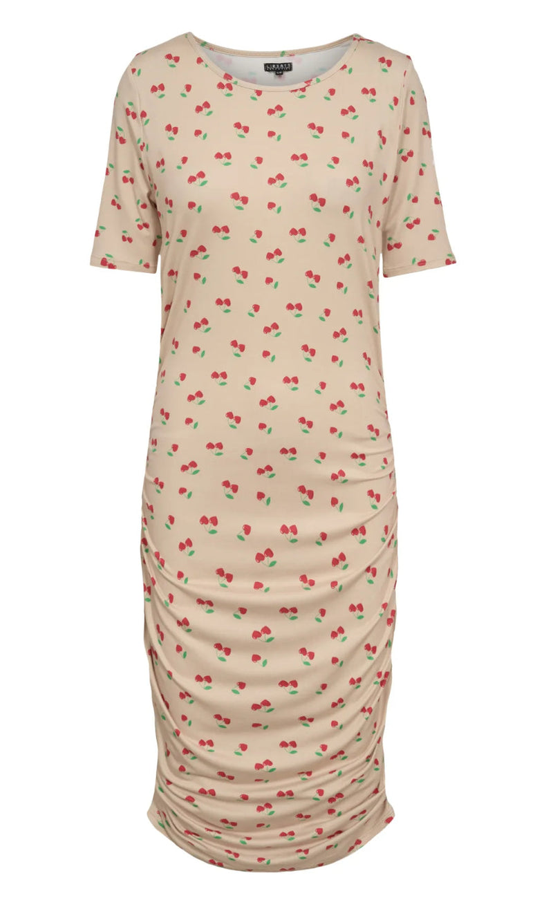 Liberte Kjole - Alma - Sand Heart Cherry