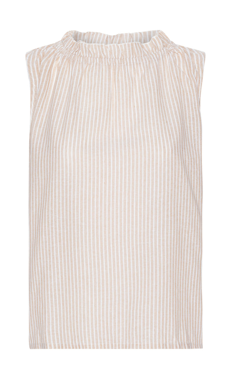 Continue Topp - Liva Stripe - Sand/White