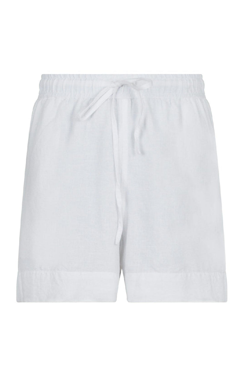 Neo Noir Shorts - Shea Linen - White