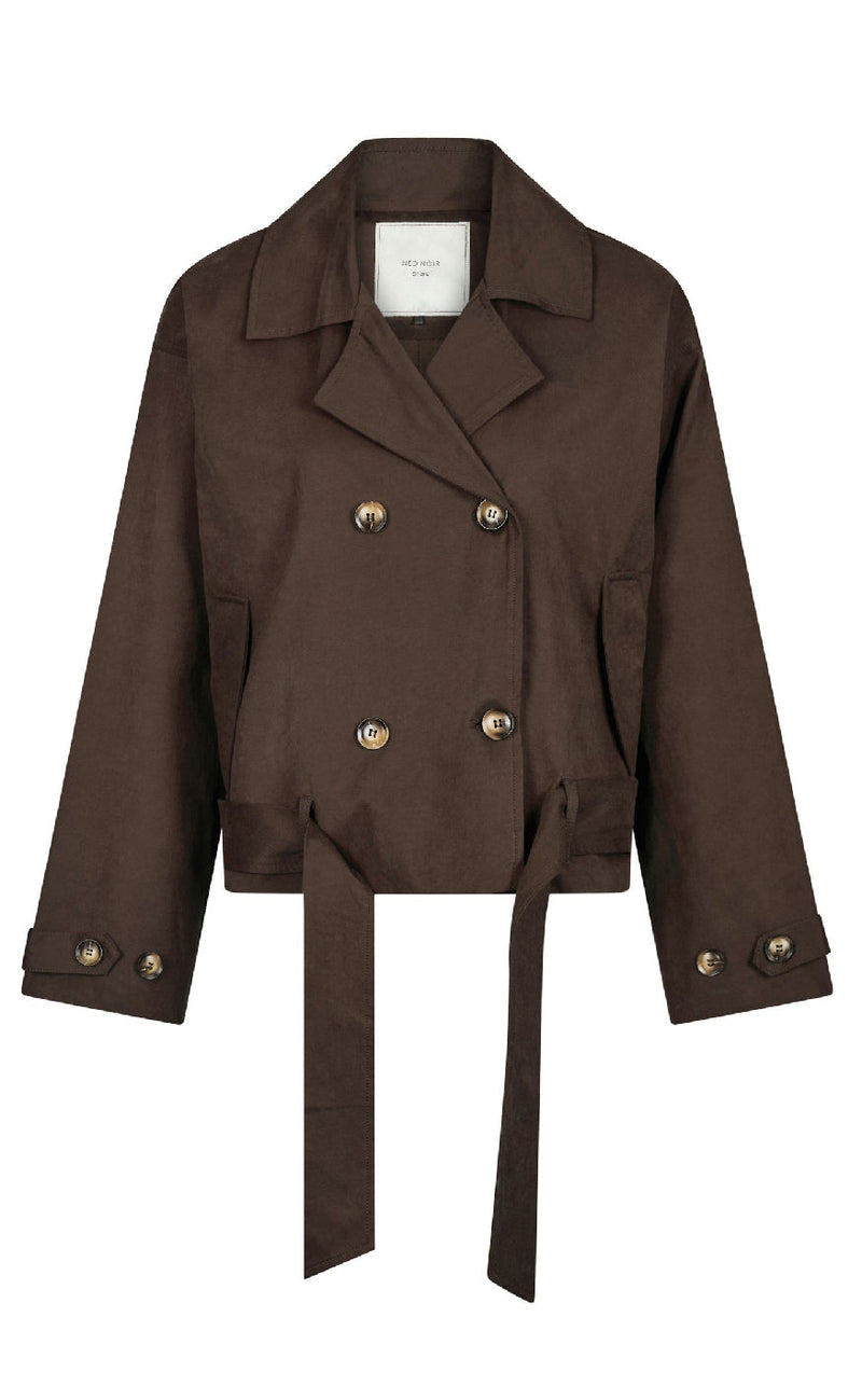 Neo Noir Jakke - Sia F - Chocolate Brown