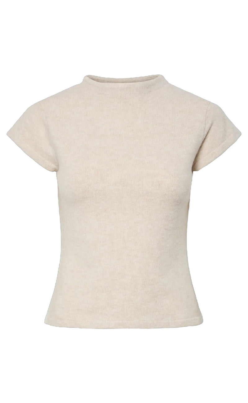 Pieces Topp - Familla - Silver Gray