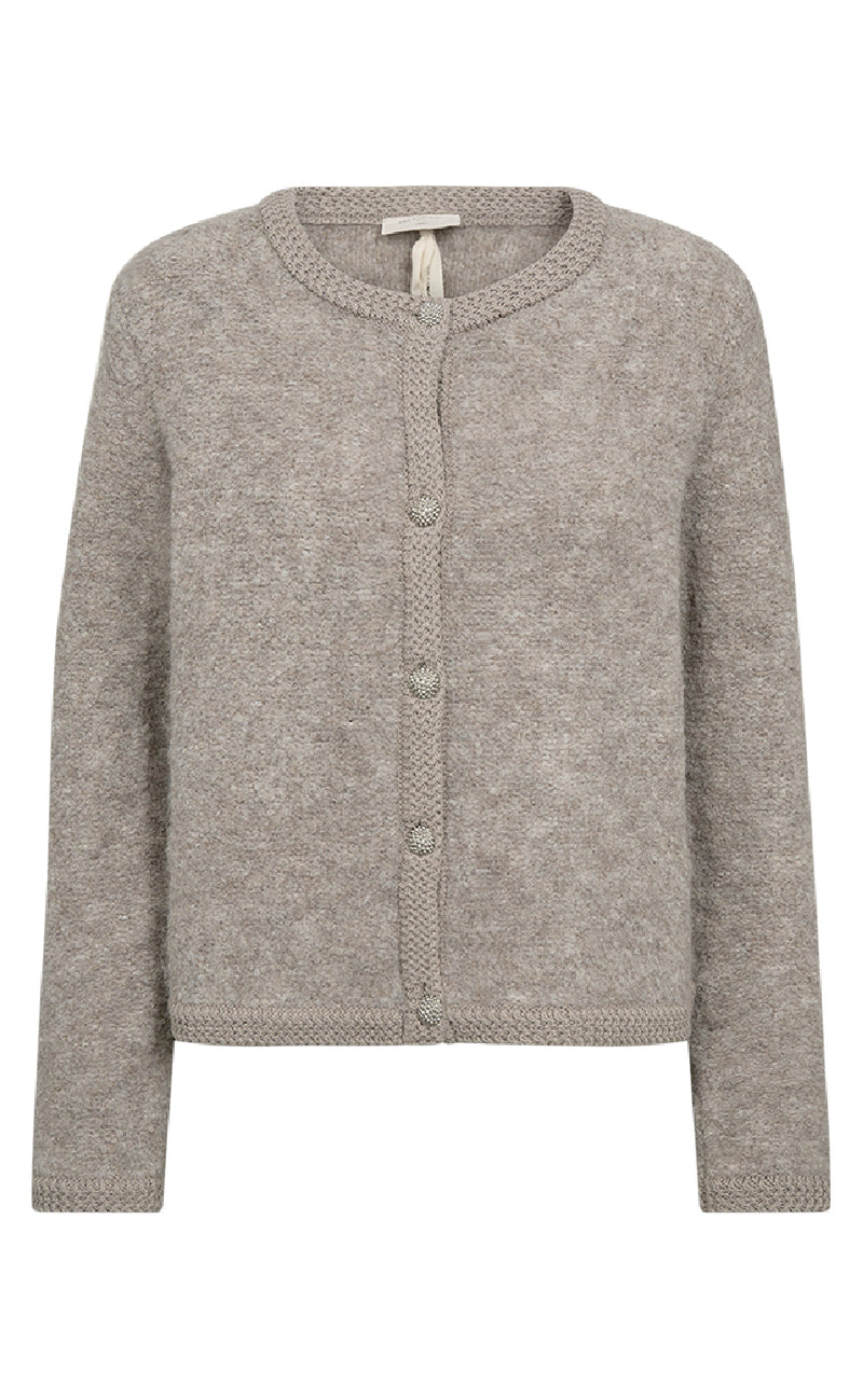 Freequent Cardigan - Grschrista - Simply Taupe Mel.