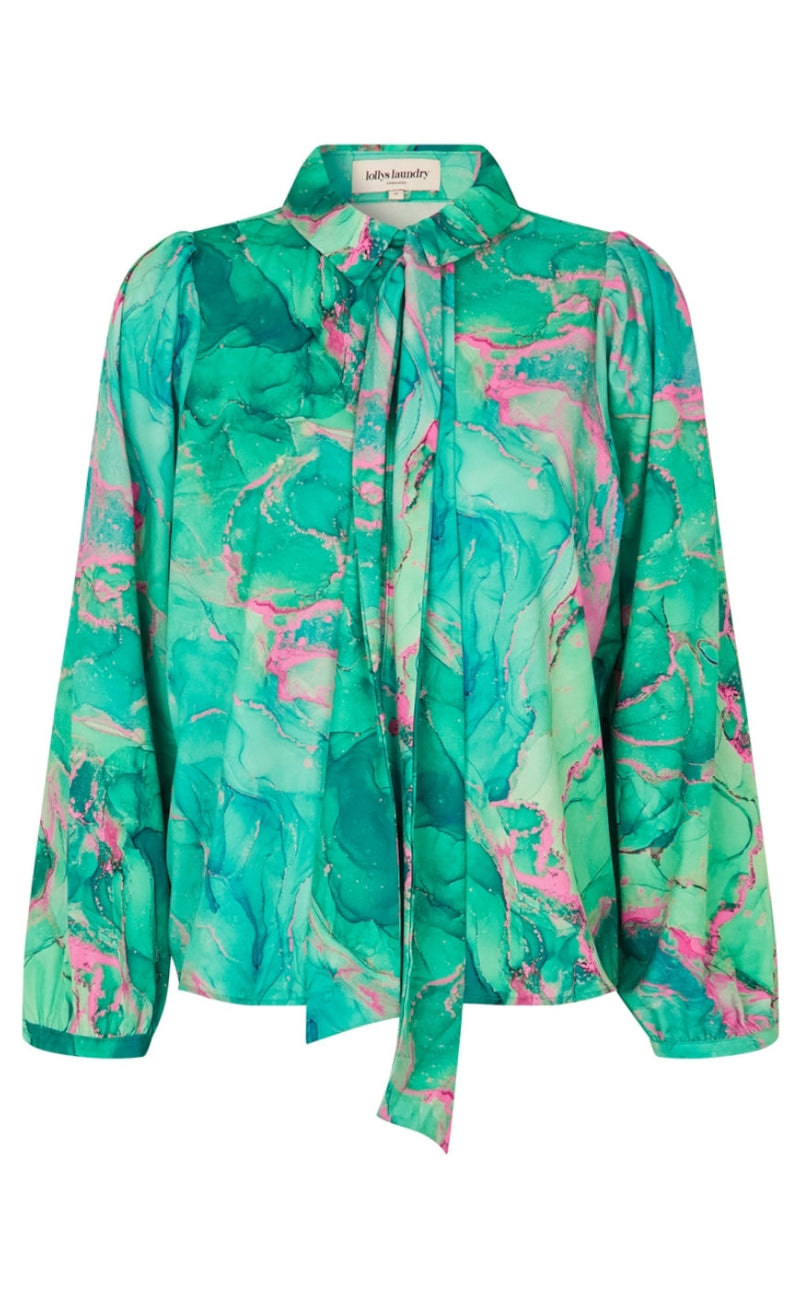 Lollys Laundry Skjorte - Ellie - Green