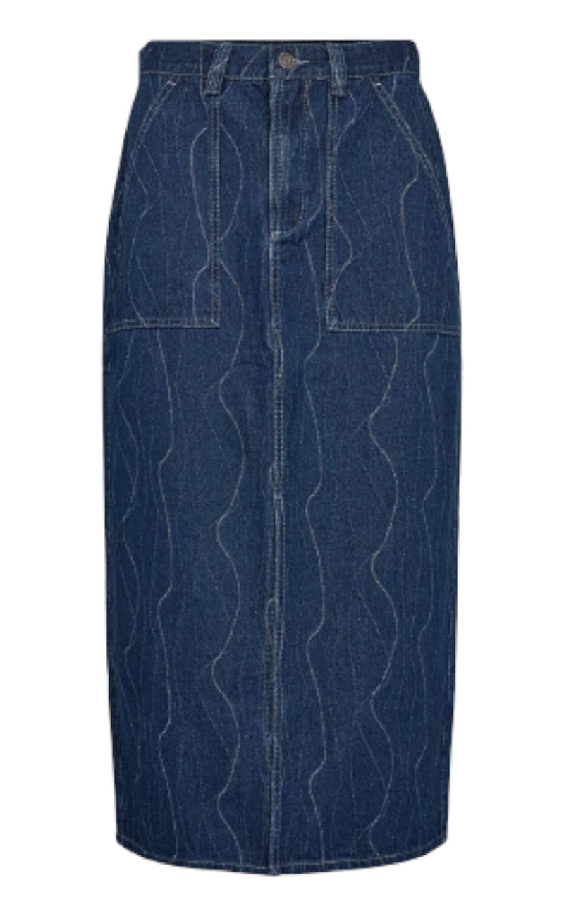 Moves Skjørt - Claria - Medium Blue