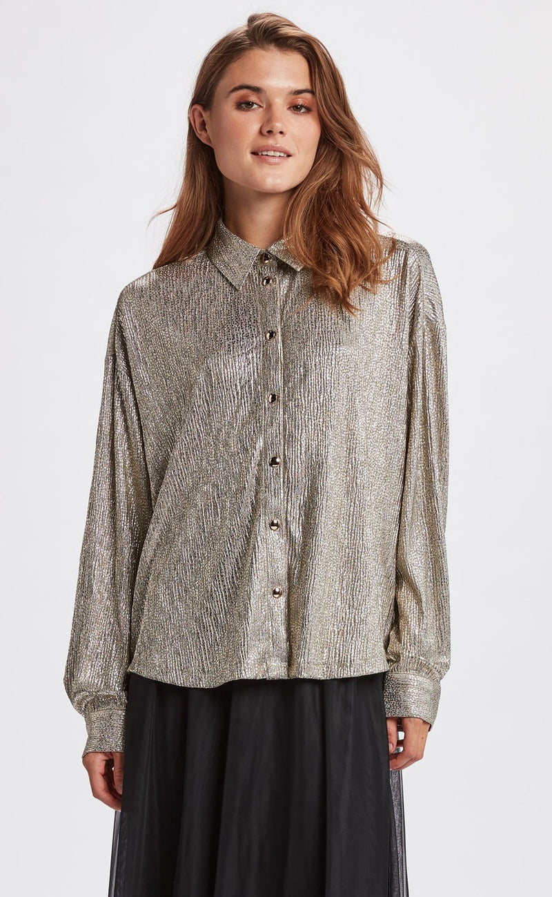 Nümph Bluse - Ydun - Silver