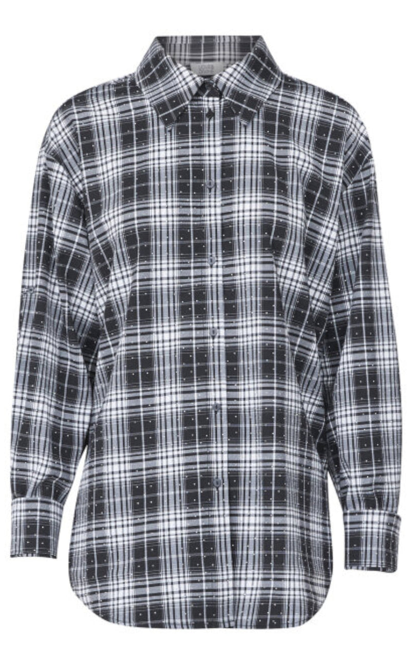 Love & Divine Skjorte - Love1016-1 - Black Check/Stone
