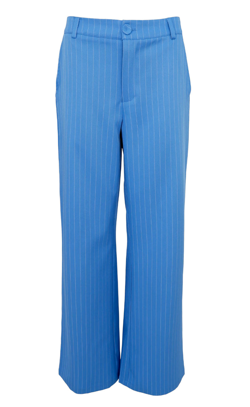 Black Colour Bukser - Malibu - Sky Blue