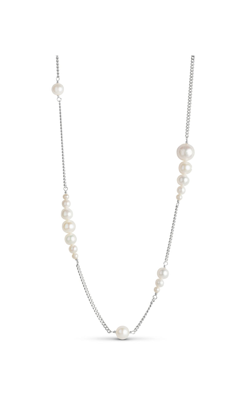 ENAMEL Copenhagen Halskjede- Carmen Pearls - Silver