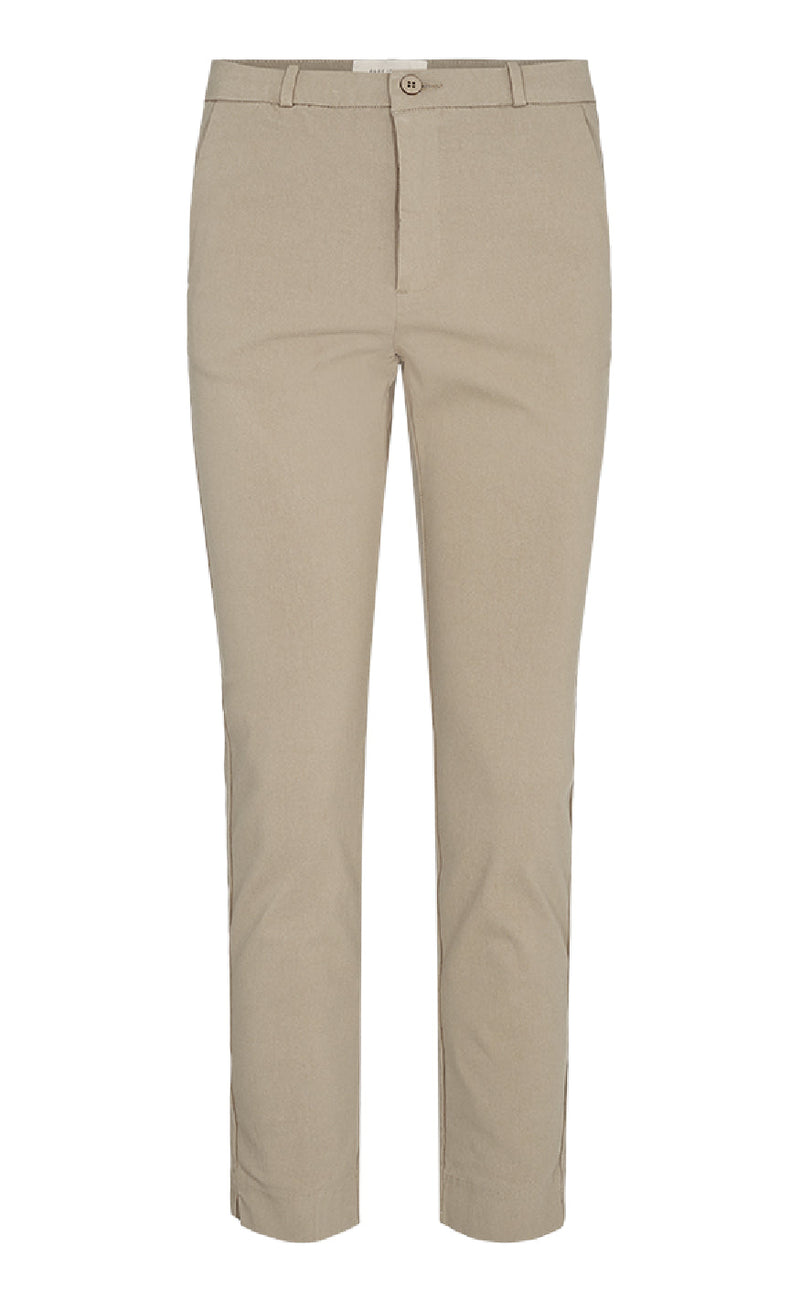 Freequent Bukser - Solvej Ankle - Silver Mink