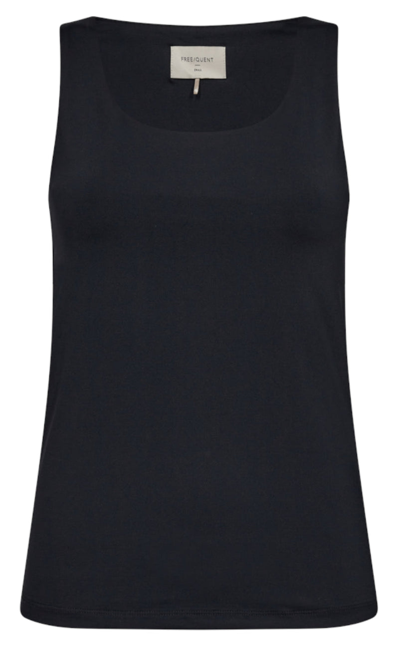 Freequent Topp - Sonia - Black