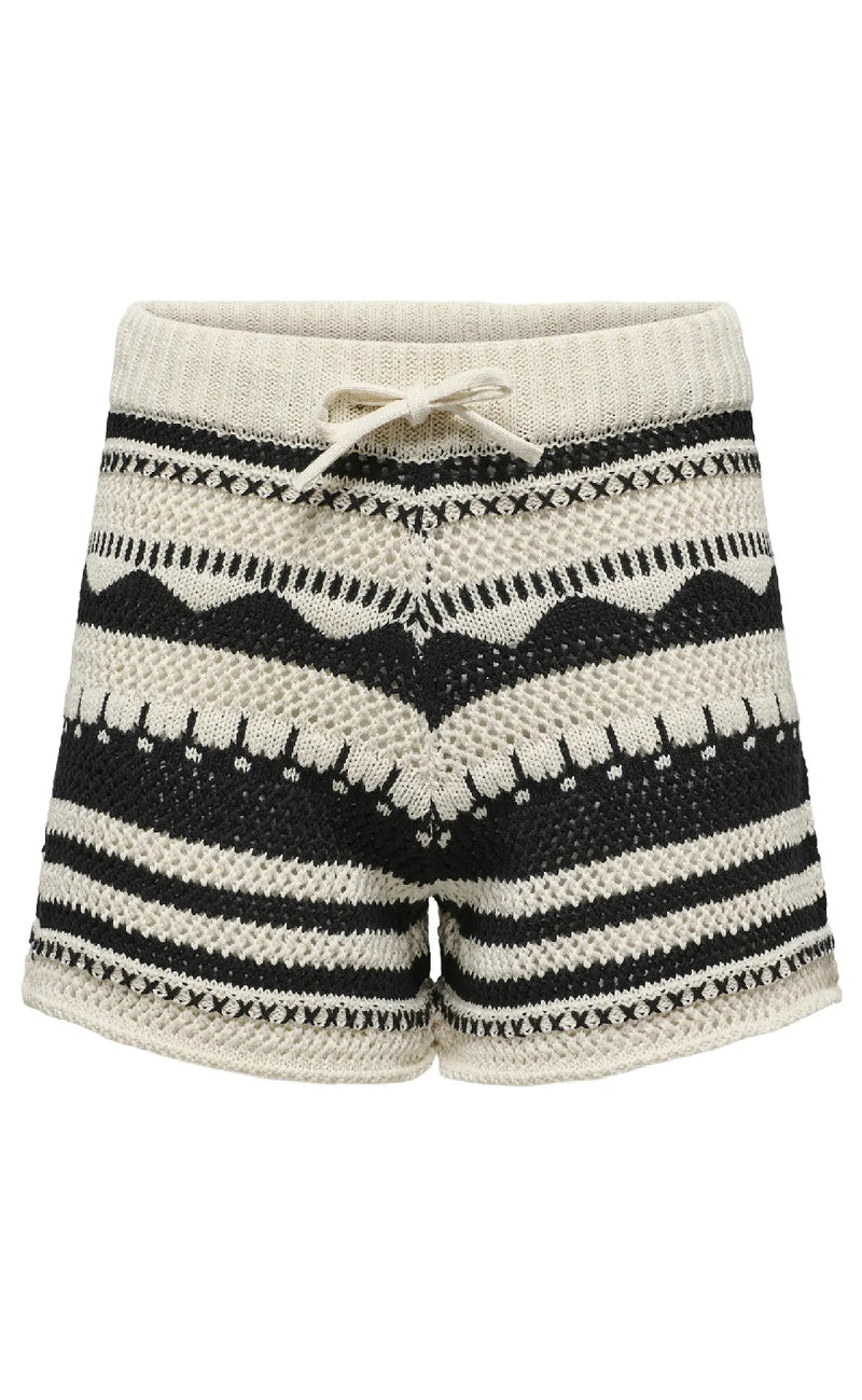 ONLY Shorts - Merida Life - Ecru Black
