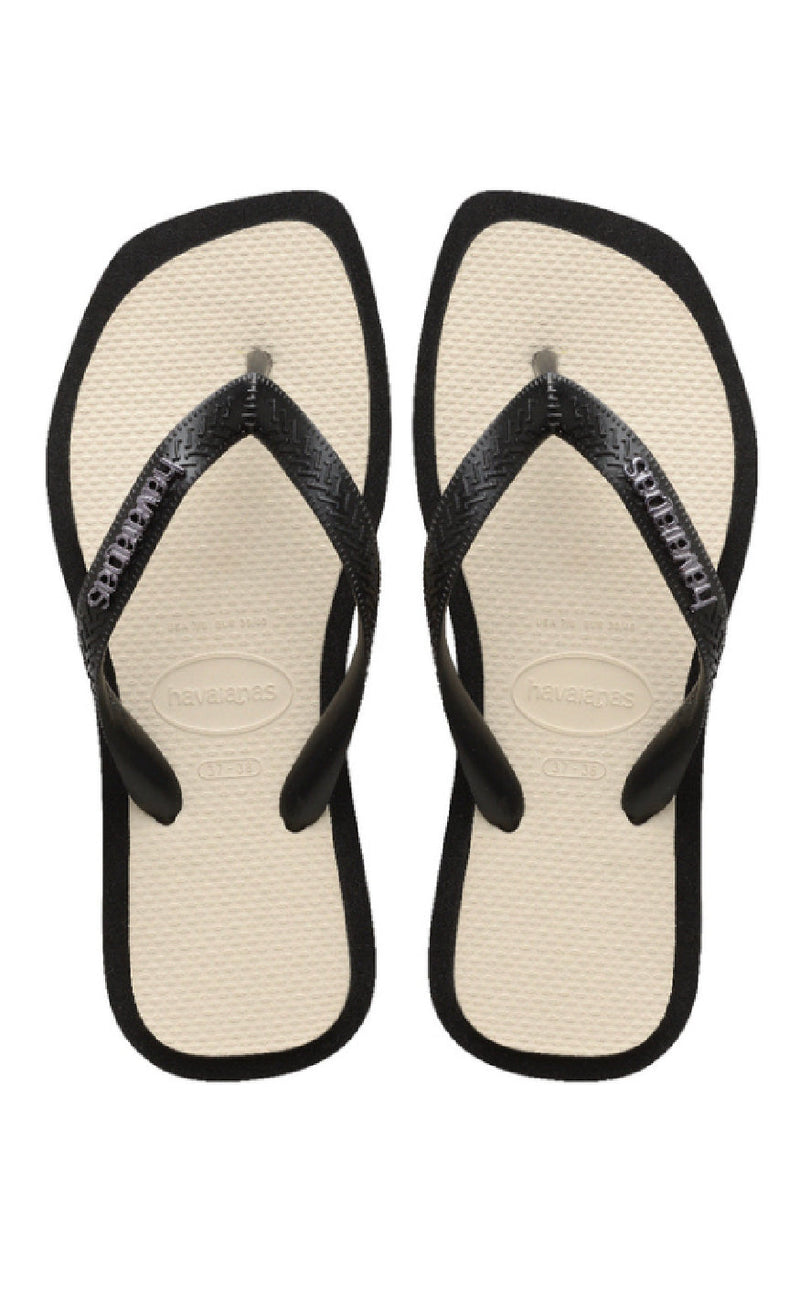 Havaianas Klipklappere - Topp Square Fusion - Black