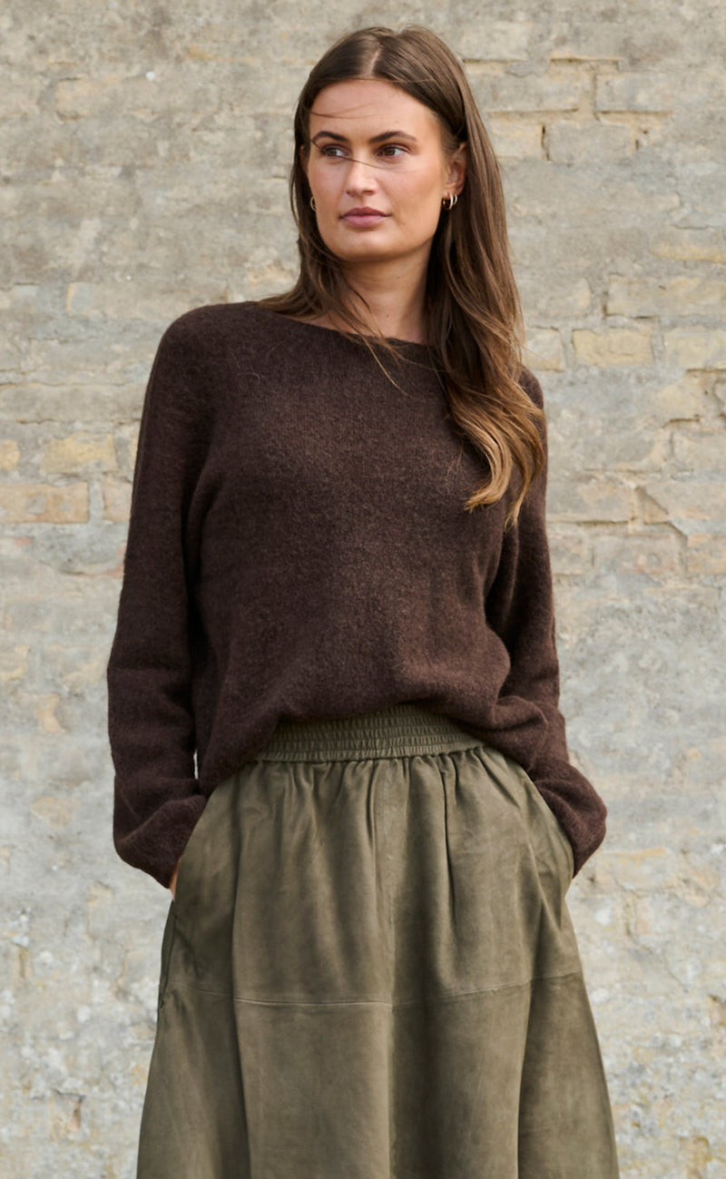 Depeche GenserGenser - Sarah Alpaca - Brown