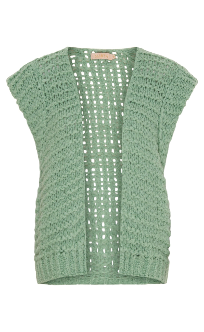 Marta Du Chateau Cardigan - 410 - Aqua