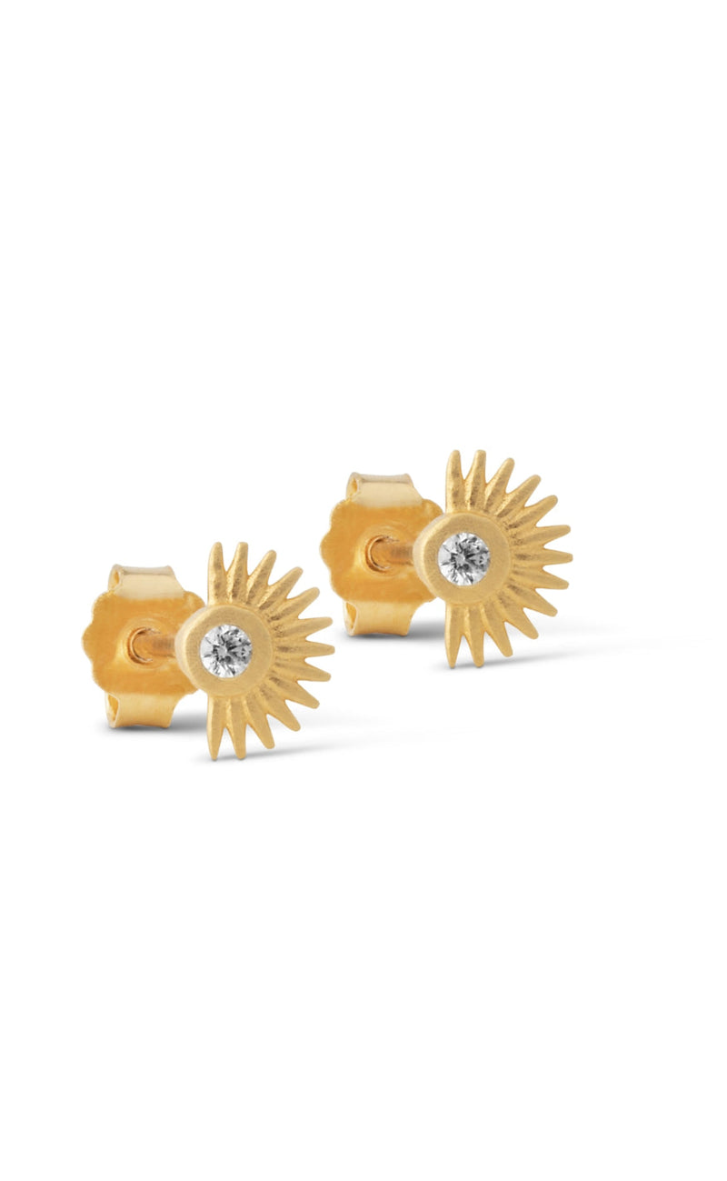 ENAMEL Copenhagen Øreringer / Stud - Soleil - Gold