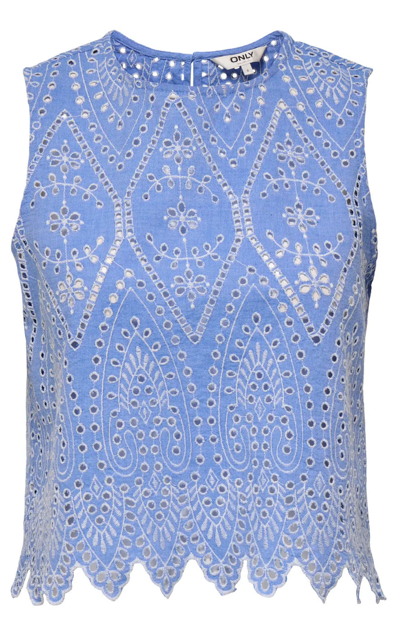 ONLY Topp - Tulum - Blue Bonnet