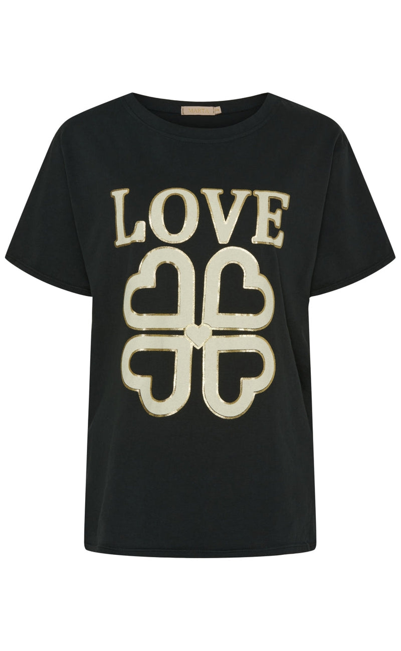 Marta Du Chateau T-shirt - Inge - Black Love