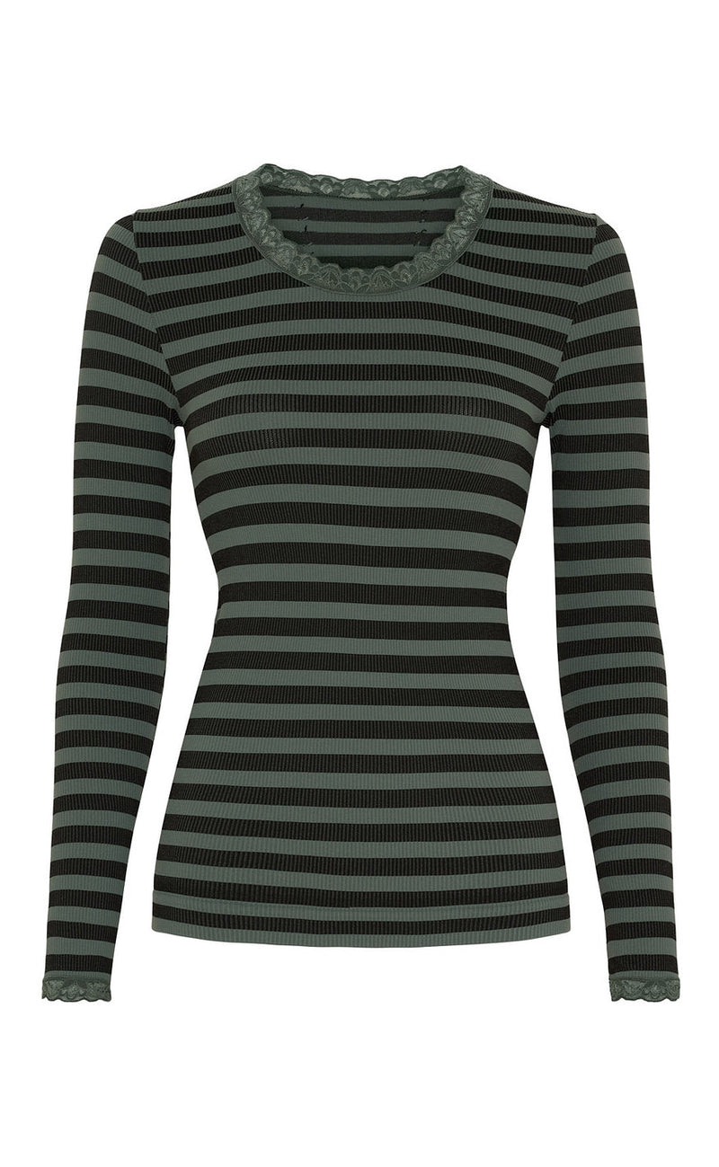 Tim & Simonsen Bluse - Isa Frida - Nero/Olivia