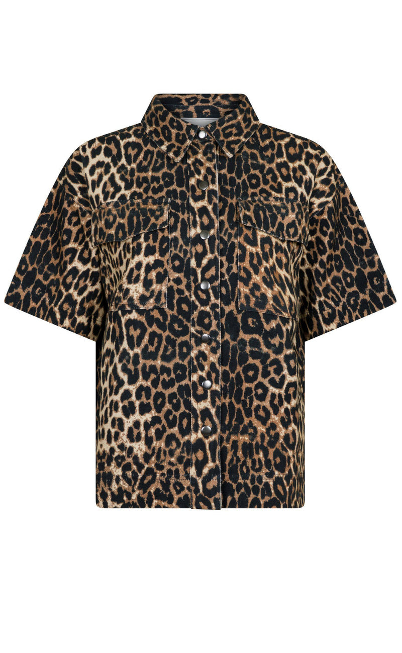 Neo Noir Skjorte - Tiki - Leopard