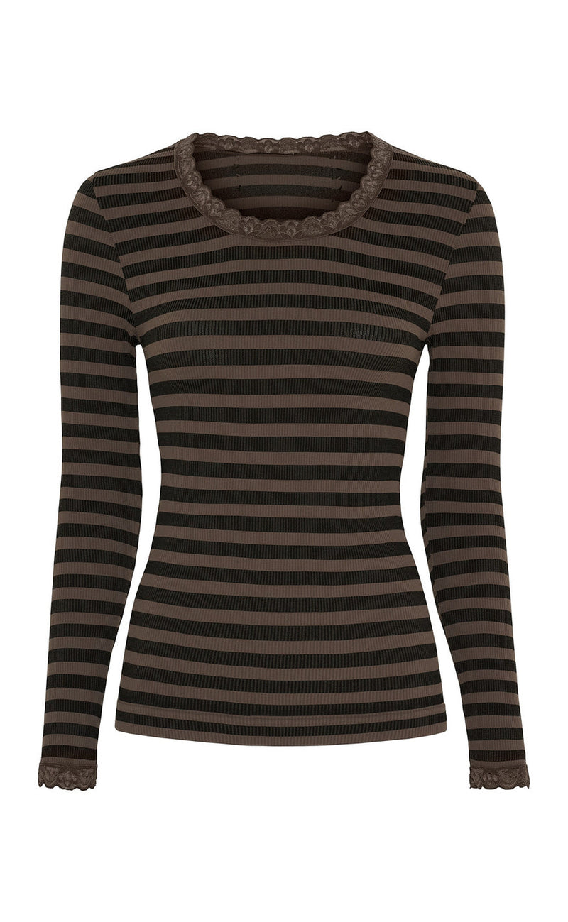 Tim & Simonsen Bluse - Isa Frida - Nero/Noce