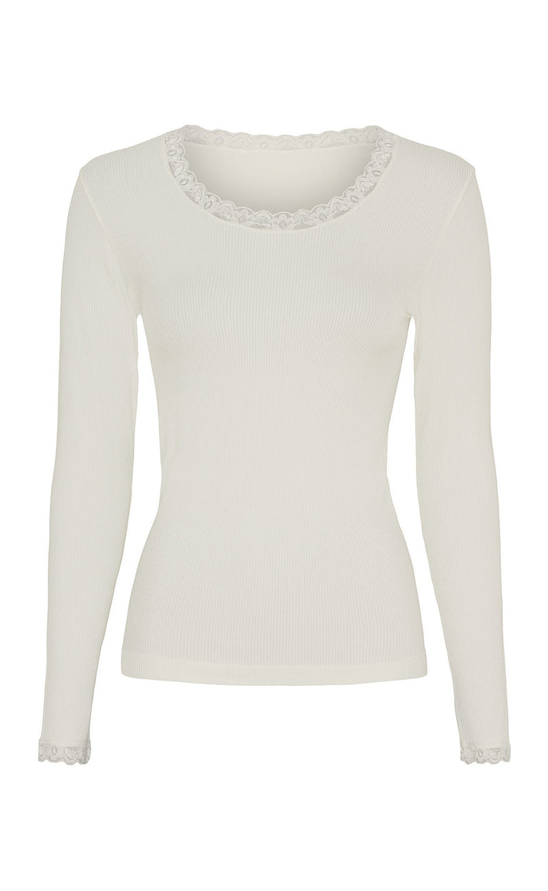 Tim & Simonsen Bluse - Frida Rib - Ivory