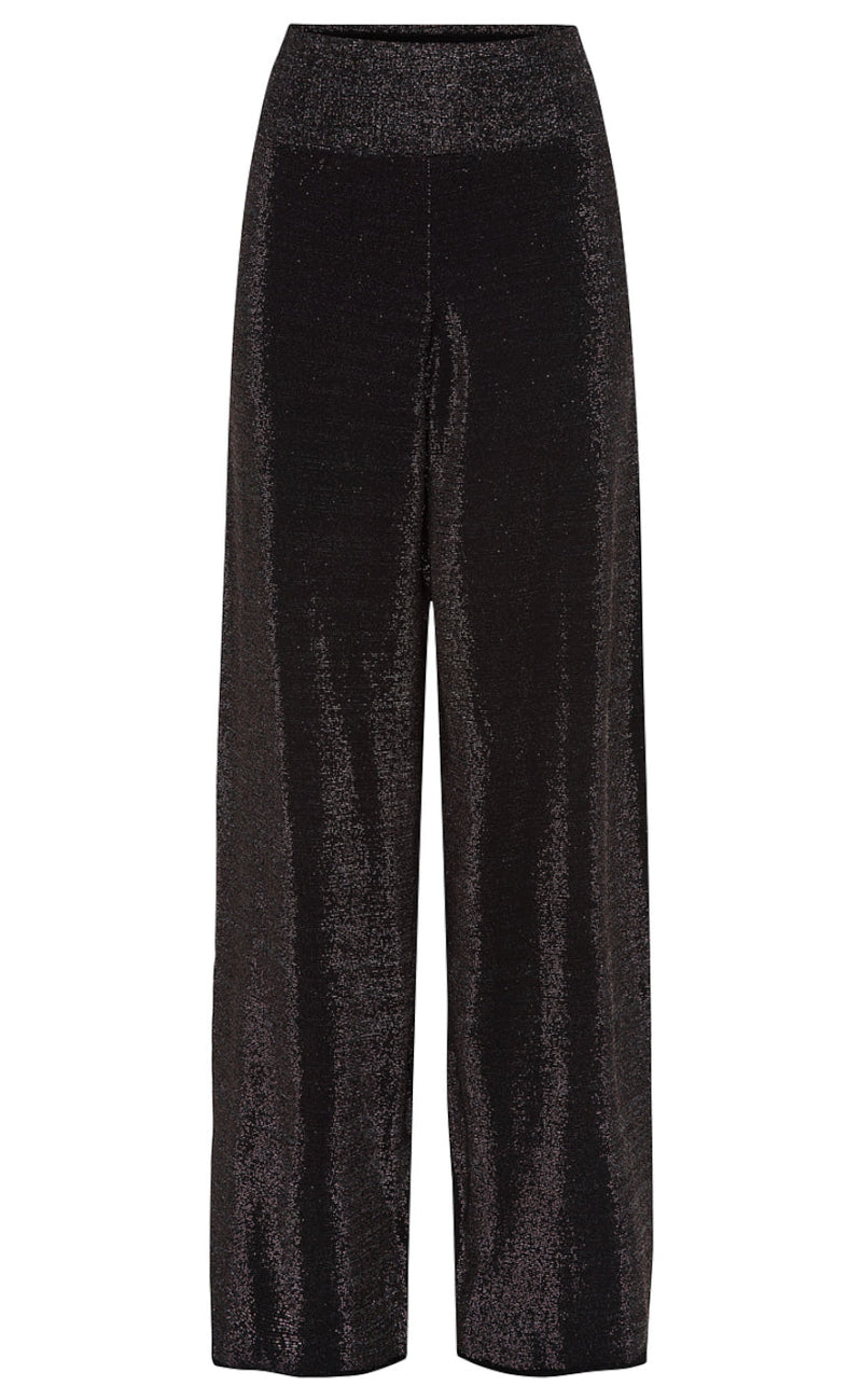 Tim & Simonsen Bukser - Las Vegas - Black/Silver Glitter