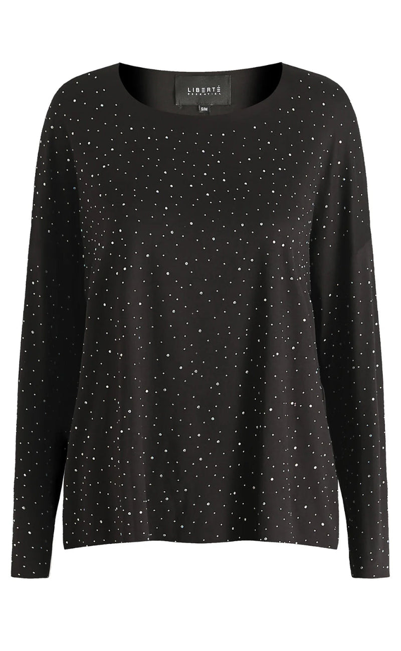Liberte Topp - Alma LS - Black Simili