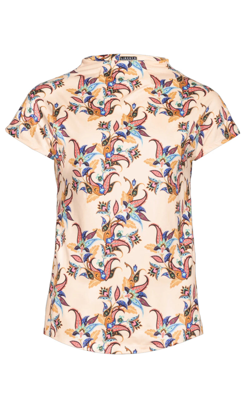 Liberte Topp - Alma - Vanilla Multicolour Paisley