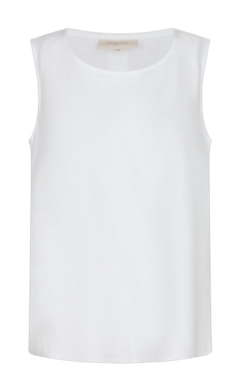 Freequent Topp - Lava - Brilliant White