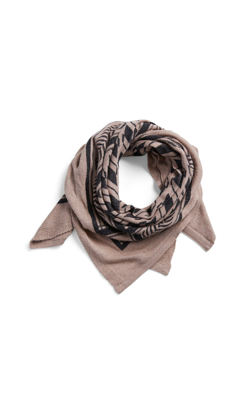 Pieces Skjerf - Novis - Silver Mink